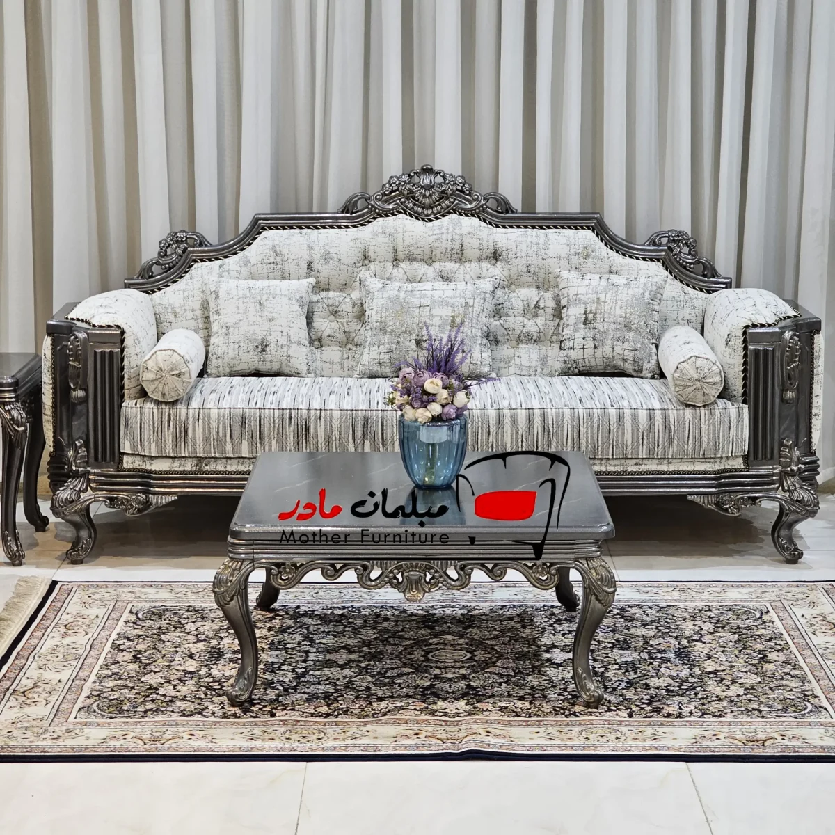 مدل زیبای سانیا چوب سوپر راش گرجستان فوم سرد و فنر پاکتی ناهارخوری از ۴ نفره تا ۱۲ نفره (3)