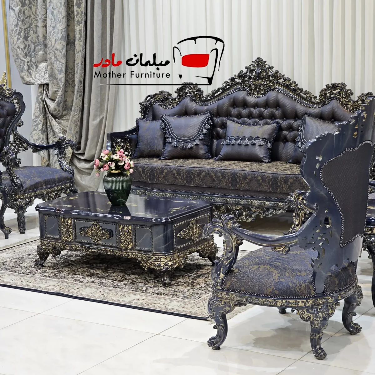 مدل شاهانه گلاریس -مبلمان مادر (8)