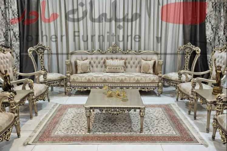 مبل خاطره بژ طلایی