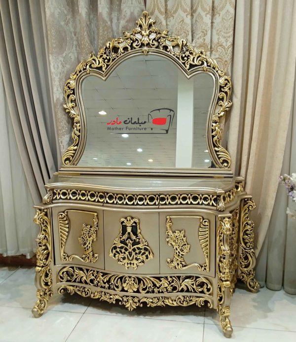 آینه کنسول سلطنتی گلستان