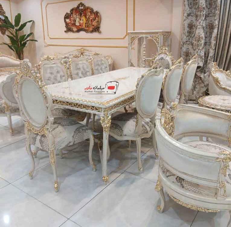 میز ناهارخوری سلطنتی فرشته