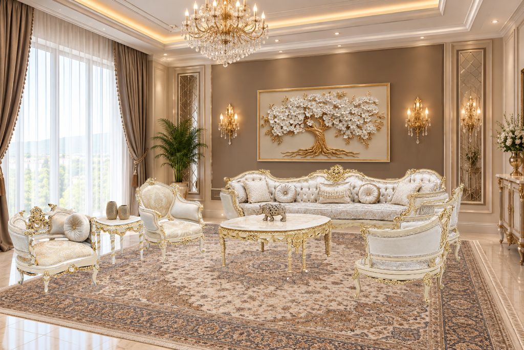 مبل سلطنتی چوبی