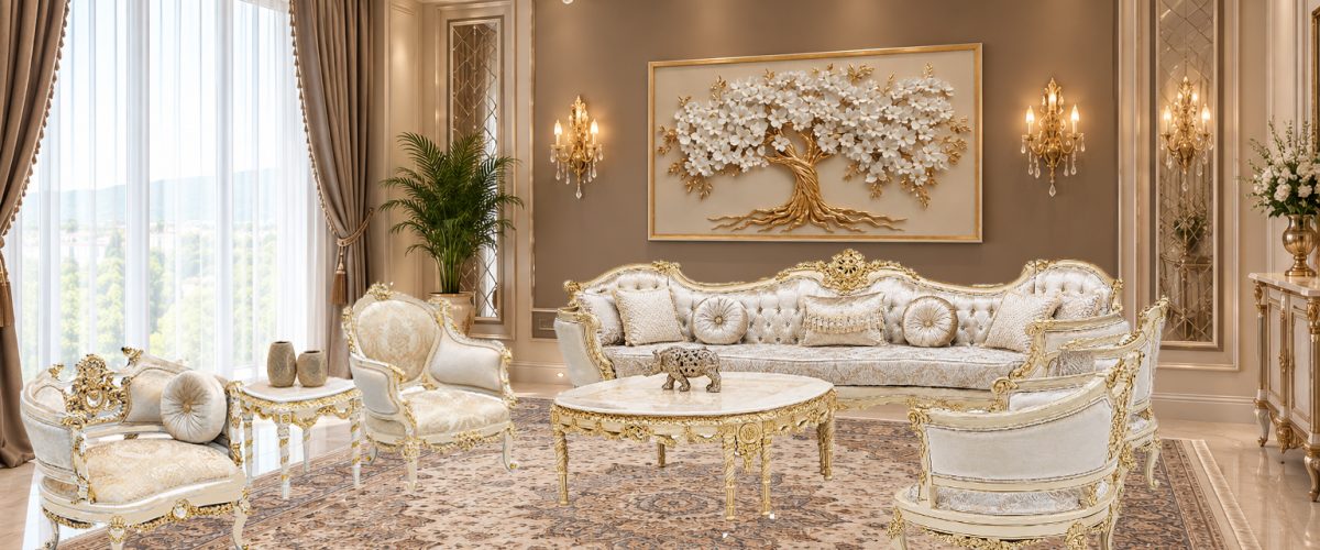 مبل سلطنتی چوبی